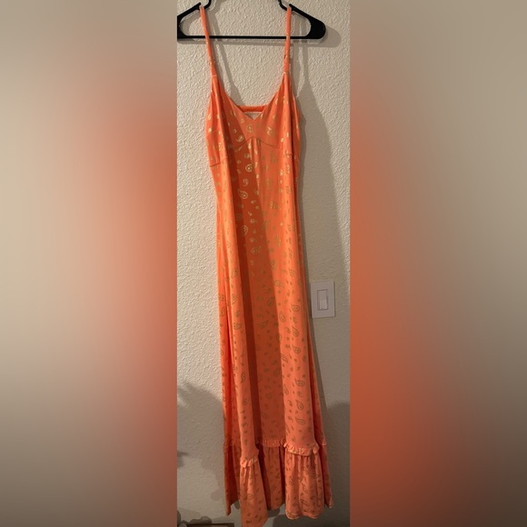 Michael Kors Orange Maxi Dress - Picture 4 of 5